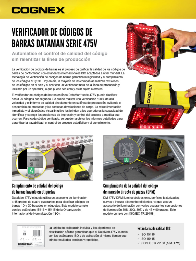 Datasheet DM475V | PDF | Organización internacional para la ...