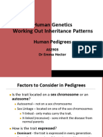 Lecture 5 - Human Pedigrees