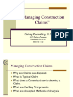 Managing Construction Managing Construc