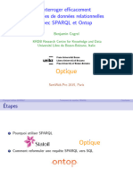 Interroger Efficacement Des Bases de Données Relationnelles Avec SPARQL Et Ontop