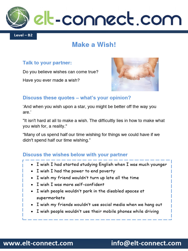 Make a wish 2020 wishe i wyrazenia dla starszyh pdf verb human