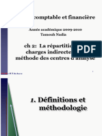 Répartition Charges Indirecte - Centre - D'analyse