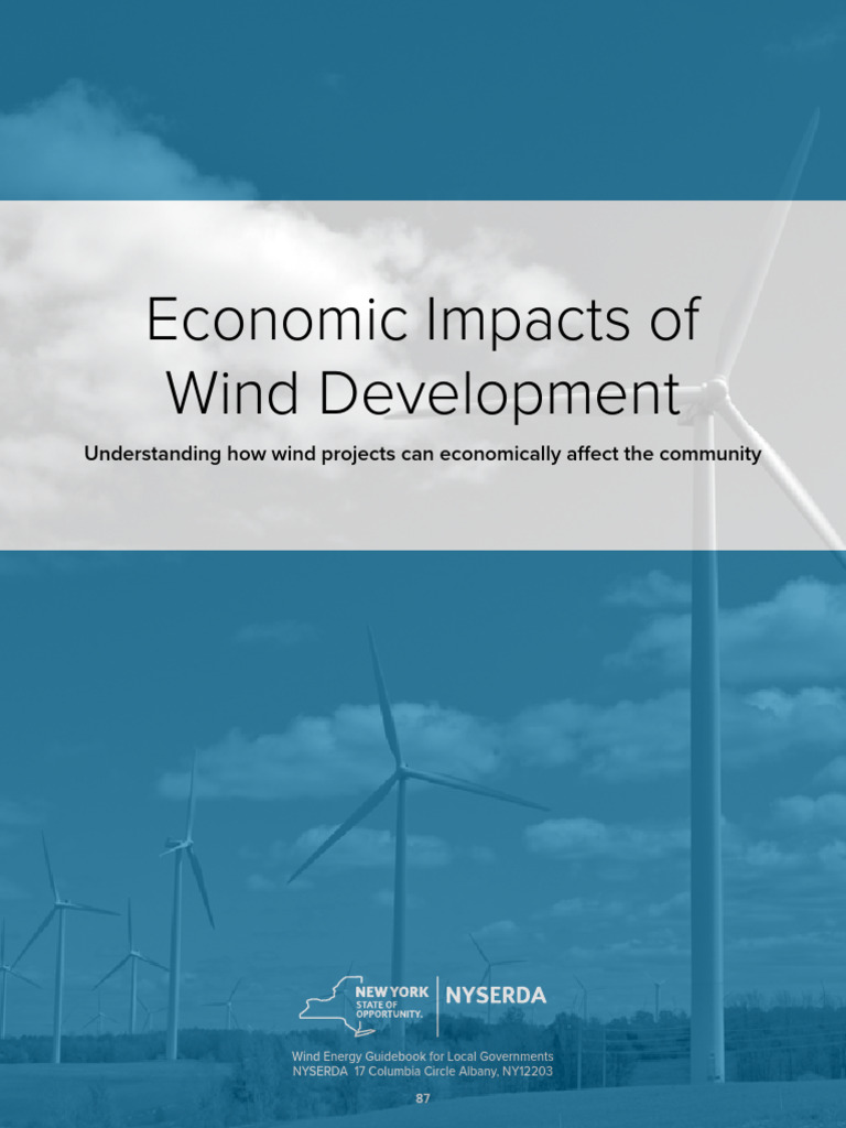 Economic Impacts of Wind Energy Projects | PDF | Taxes | Wind Power