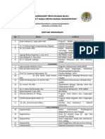 Daftar Undangan Workshop Penyusunan Buku