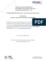 COMUNICADO - Mudancas Da Data de Recursos Exame Das Escolas de Aplicacao Da UPE 2024