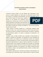 A Influência Dos Filósofos Do Período Socrático Na Psicologia Do Desenvolvimento