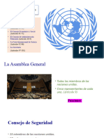 Órganos Principales de Las Naciones Unidas