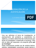 Elaboracion de La Justificacion