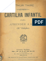 CARTILHA INFANTIL para Aprender A Ler - ARTHUR THIR E