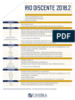 Calendario Docente 2018.2