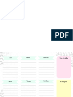 Planner Semanal A5