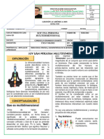 Guia # 10 Etica Sextoo Soy Multidimensional
