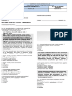 Evaluación Diagnóstica 1 SEXTO