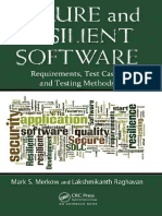 Secure and Resilient Software - Requirements, Test Cases and Testing Methods