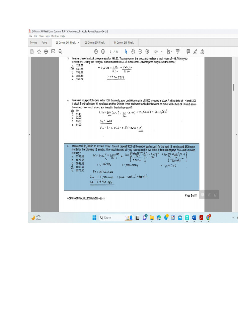 Comm 308 TVM Tough 3 | PDF