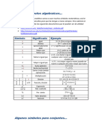 Simbolos Matemáticos