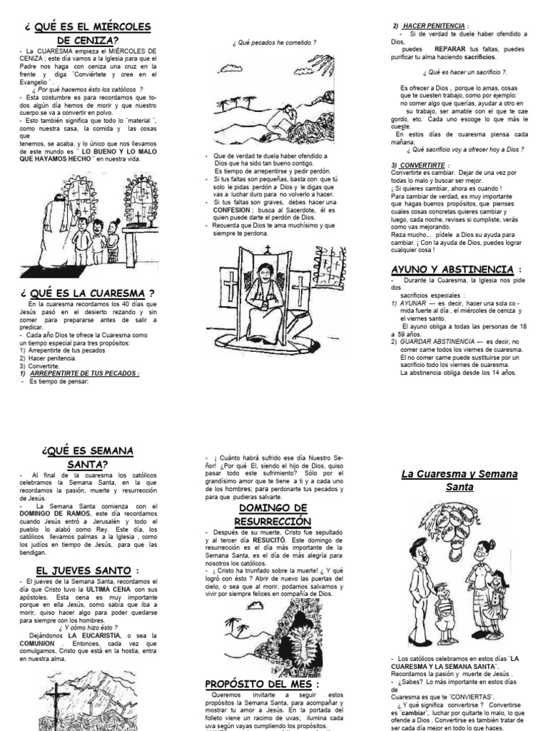 Miércoles de Ceniza y Cuaresma 2023 | PDF | Prestado | eucaristía