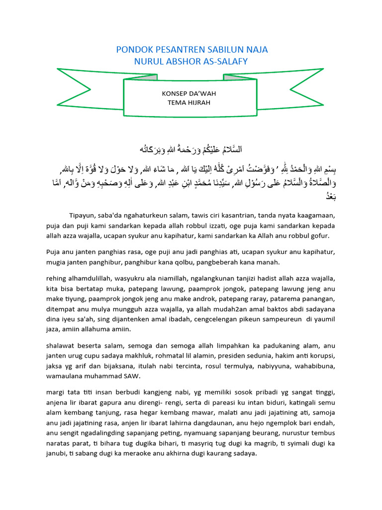 Tema Hijrah dalam Kajian Islam | PDF | Agama & Spiritualitas | Kajian ...