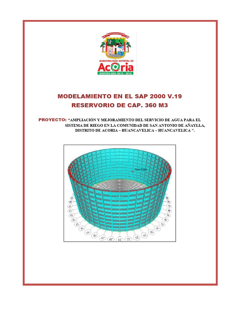 01-Informe Vol 360 m3 | PDF | Ciencias fisicas | Ingeniero civil