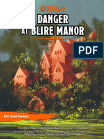 DMDave Adventure - Danger at Blire Manor (3rd Level)