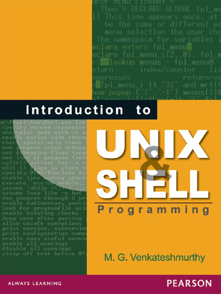 4 Introduction To Unix and Shell Programming by M G Venkateshmurty | PDF