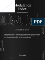 Modulation Index and Percentage