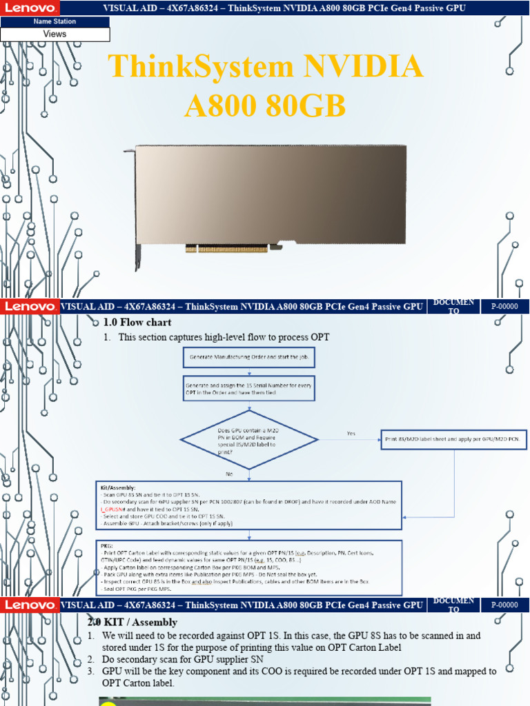 NVIDIA A800 80GB GPU Assembly Guide | PDF | Graphics Processing Unit ...