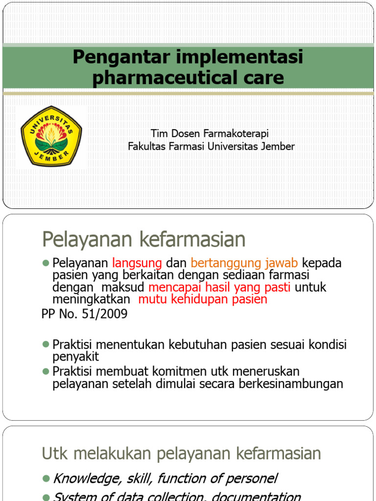 Metode SOAP dalam Pelayanan Kefarmasian | PDF
