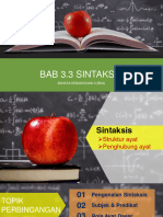 Bka Bab 3.3 Sintaksis