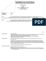 STS Course Syllabus