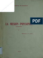 Luis Alberto de Herrera - 1930 - La Mision Ponsonby. Vol. 1