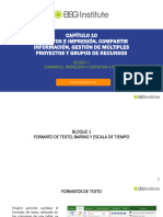 Capítulo 10 Formatos E Impresión, Compartir Información, Gestión de Múltiples Proyectos Y Grupos de Recursos