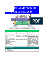 02 Modul Ajar PJOK Kelas 4 - Variasi Gerak Dasar Permainan Net (TENIS MEJA)