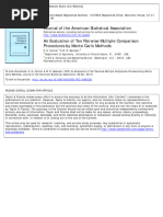 Carmer and Swanson 1973 An Evaluation of Ten Pairwise Multiple Comparison Procedures by Monte Carlo Methods