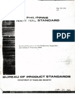 PNS 238 1989 Standard Procedure For The Verification Inspection and Sealing of Weighing Scales