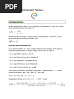 PNC Formulas and Derangements Guide | PDF