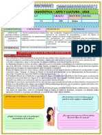 Evaluacion Diagnostica - 2do Grado-Arte y Cultura