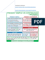 Uses of Present Simple and Present Continuous