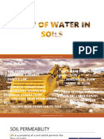 Flow of Water in Soils Compaction