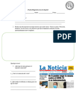 Prueba D, Grado Octavo Español