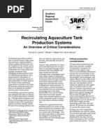 Recirculating Aquaculture Tank Production Systems An Overview of Critical Considerations