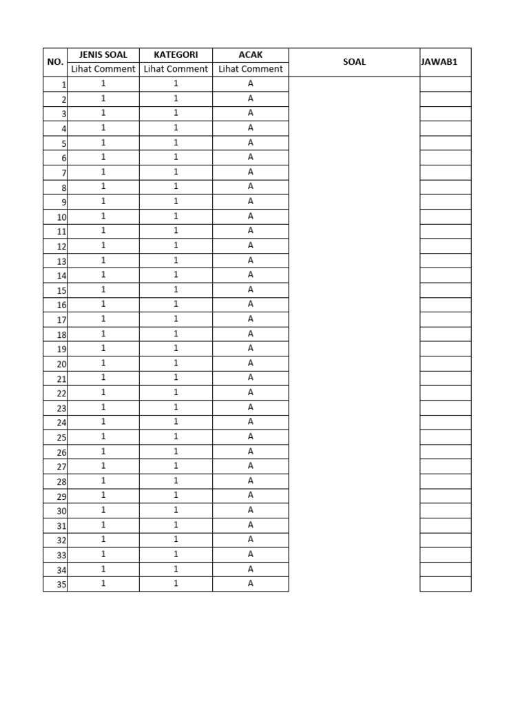Soal PDTO Kelas 10 Semester 1 | PDF