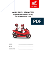 Buku Saku Kegiatan Prakerin Honda New