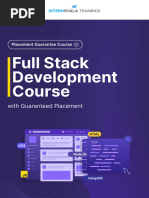 Full Stack Web Development Specialization v2 Brochure