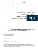 Trabajo de Parto en Embarazo de Bajo Riesgo: Vigilancia Y Atención Amigable en El