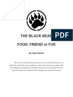 The Black Bear Food Friend or Foe - Ryan Wenzek