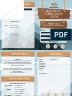 Template Buku Program Camping, Perkhemahan 1 Bi-Fold (Cikgugrafik)