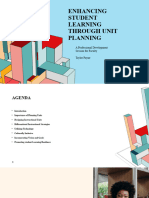Enhancing Student Learning Through Unit Planning