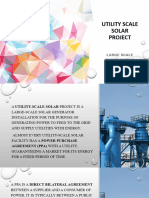 Utility Scale Solar Project For Q4