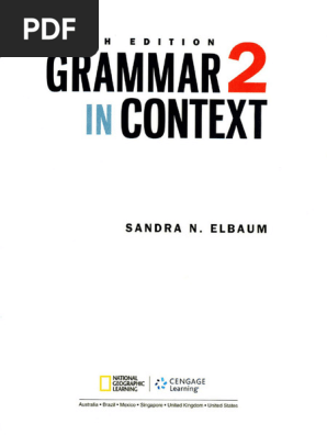 Grammar in Context 2: 7th Edition PDF | PDF